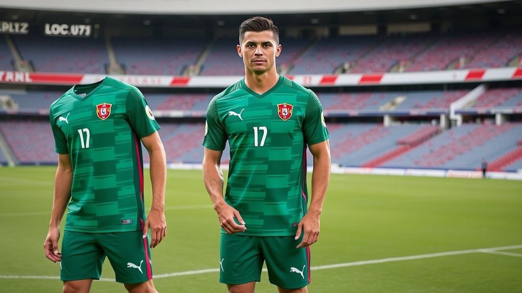 葡萄牙国家队全新战袍震撼发布！海浪纹设计致敬航海传奇